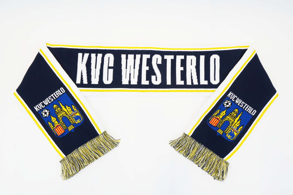 KVC Westerlo Sjaal Wit/Donkerblauw