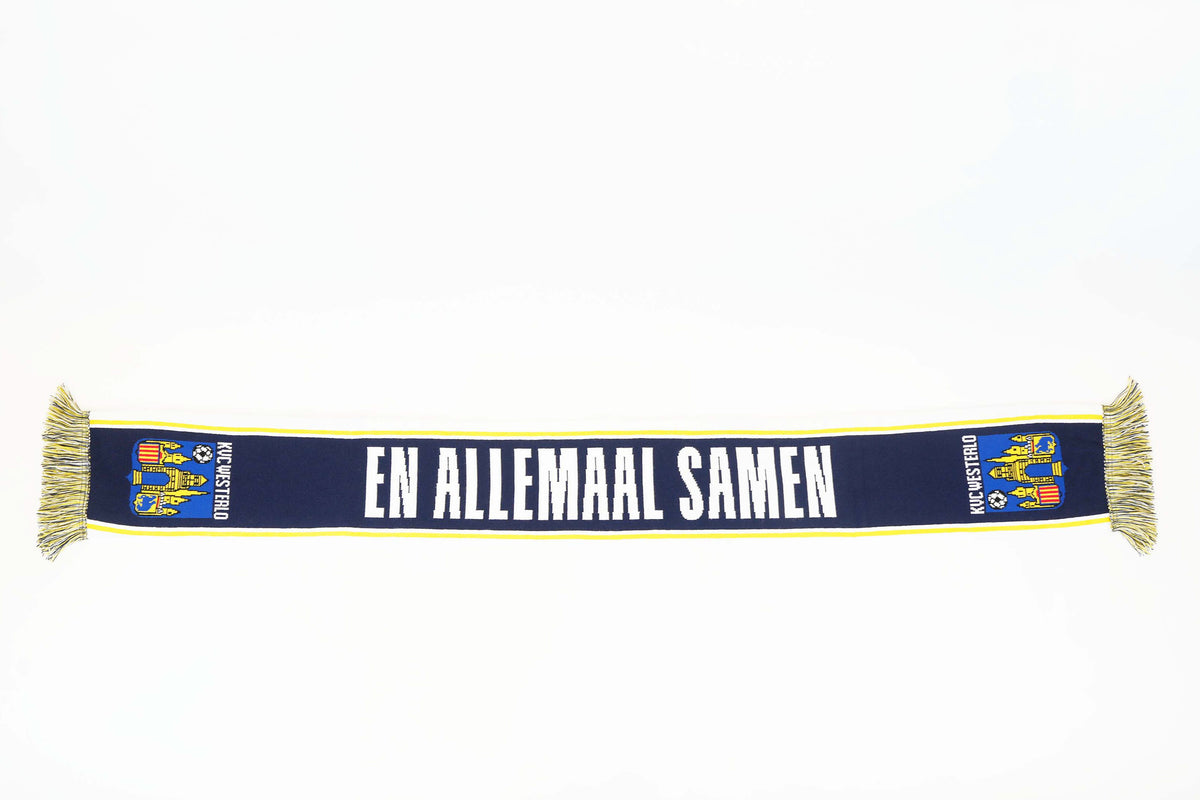 KVC Westerlo Sjaal Wit/Donkerblauw