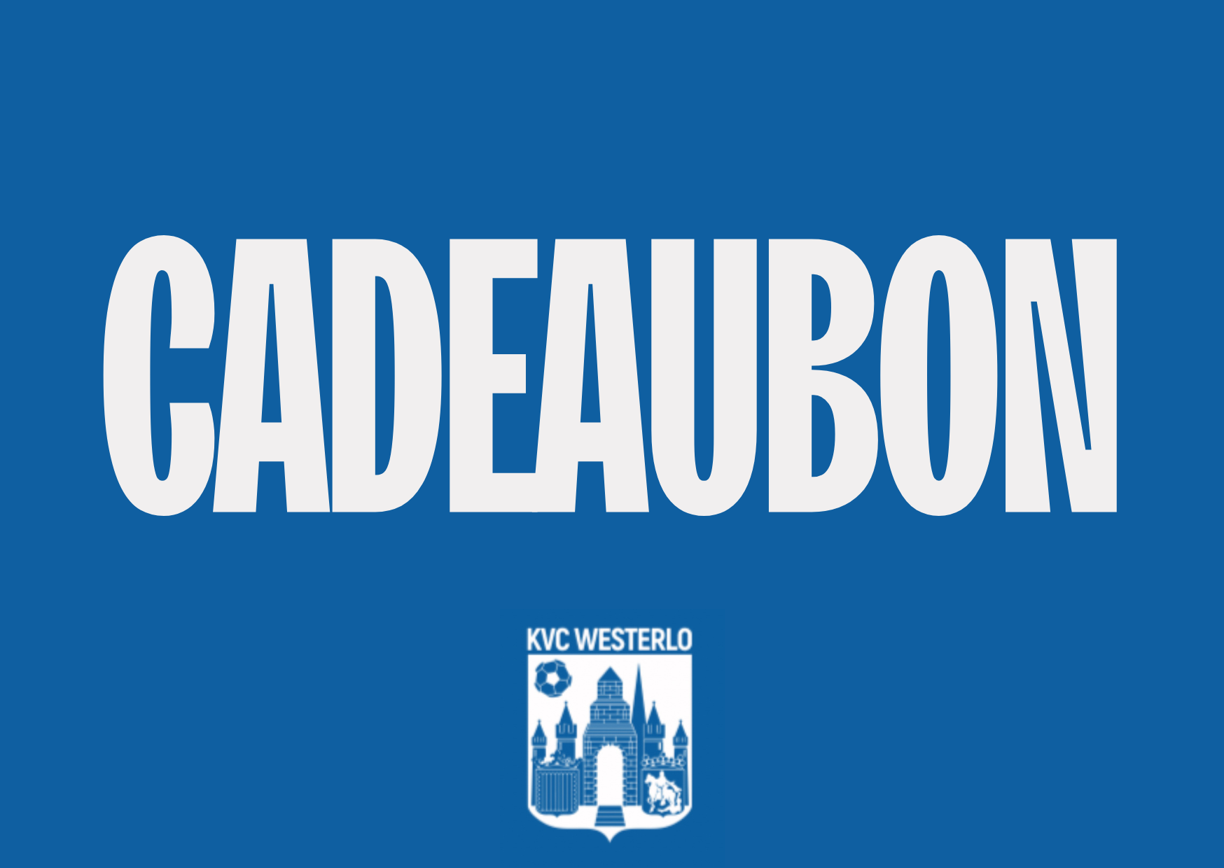 Fanshop KVC Westerlo cadeaubon